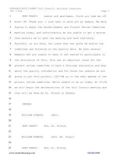 February 13, 2014 PHHPC Transcript