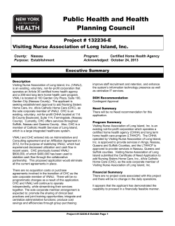 132236 E - Visiting Nurse Association of Long Island, Inc