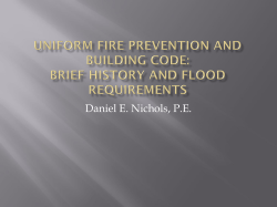 Uniform Fire Prevention and Building Code