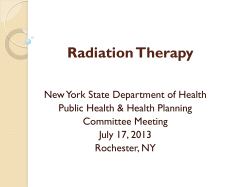 Radiation Therapy