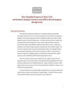 Non-Hospital Surgery Paper