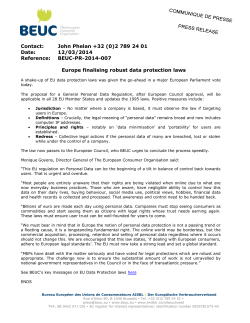 statement after the vote