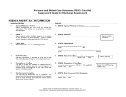 Discharge Assessment