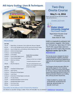 Announcement and Registration Information