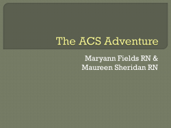 The ACS Adventure