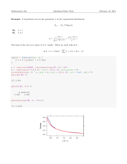 likelihood ratio test example