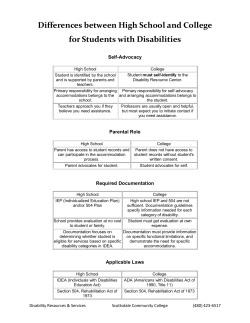 updated - differences between high school and college