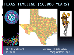 Texas Timeline 10,000 Years