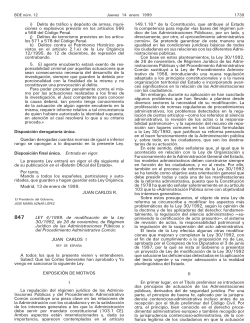 Ley 4/1999, de 13 de enero, de modificaci n de la Ley 30/1992, de 26 de noviembre, de R gimen Jur dico de las Administraciones P blicas y del Procedimiento Administrativo Com n