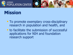 Hopkins Population Center