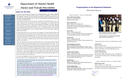jhsph/departments/mental health/alumni annual newsletter 2015