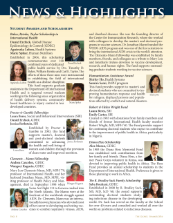 Student and Faculty Awards