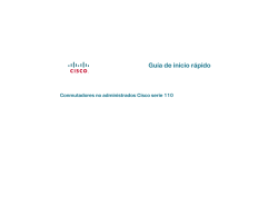 Cisco 110 Series Unmanaged Switches Quick Start Guide (Spanish)