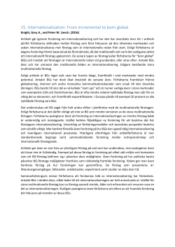 15. Knight och Liesch, 2016 - Sammanfattning.pdf