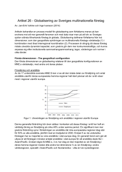 26. Vahlne, Jan-Erik, and Inge Ivarsson (2014) - Globalization of Swedish MNEs.pdf