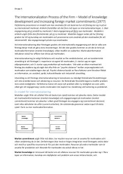 11. The Internationalization Process of the Firm, Model of knowledge development and increasing foreign market commitments G5.pdf