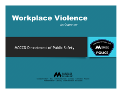 Download the Workplace Violence PowerPoint Presentation