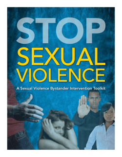 Bystander Intervention Toolkit (PDF, 1.2MB)
