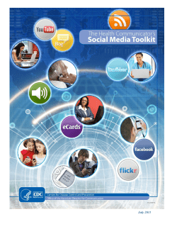 The Health Communicator's Social Media Toolkit