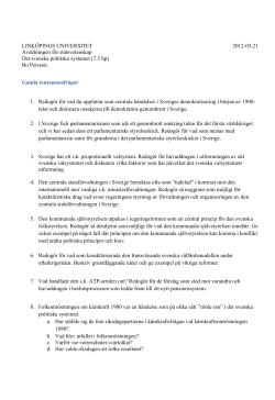 Exempel p gamla tentor