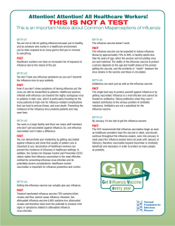 Influenza Fact Sheet