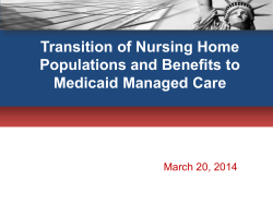 March 20, 2014 Presentation