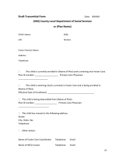 Draft Transmittal Form