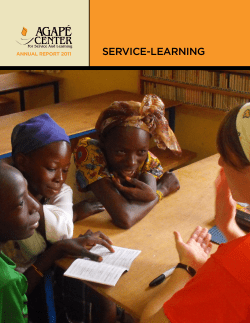 AgapeCenter ServiceLearning