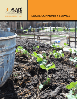 AgapeCenter LearningCommunityService