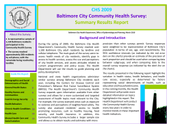 community health surveys