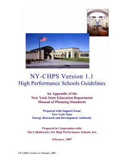 NYS Collaborative for High Performance Schools