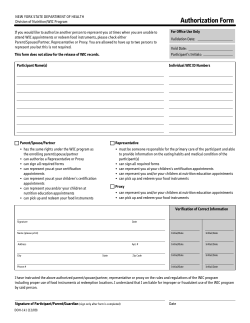 Authorization Form