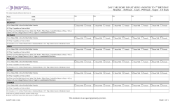 Menu For Infants 8 Through 12 Months Breakfast - AM Snack - Lunch - PM Snack - Supper - LN Snack (CACFP-199) PDF FILL-IN FORMAT