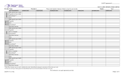 Day Care Home Menu (CACFP-171)