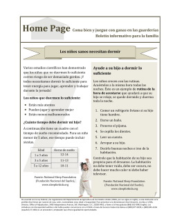 Healthy Kids Need Their Zs.