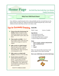 Help Your Child Snack Smart.