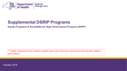 Equity Programs the Additional High Performance Program