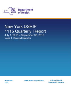 Second Quarter Report