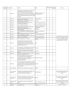 NYS Summary comments I and J
