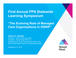 Arthur A. Gianelli, Presentation