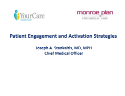 Joseph A. Stankaitis, MD, MPH, Presentation