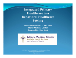 Mercy Medical Center Integrated Health Services, Presentation