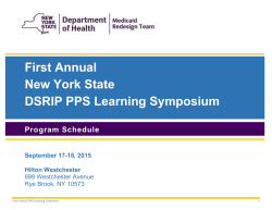 Statewide Learning Symposium Agenda