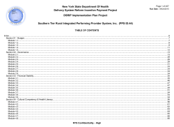 First Quarter Report