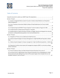 Project Plan Applications