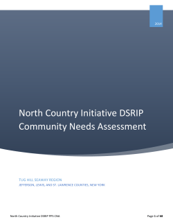 Community Need Assessment