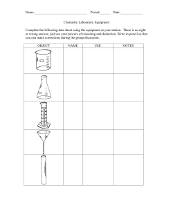 Lab Equipment Activity