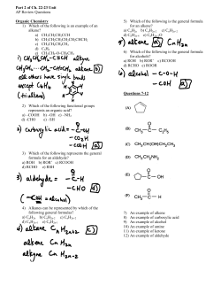 Organic chem review