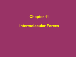 Intermolecular forces lecture
