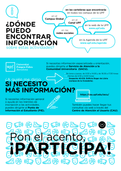 Gu a de actividades universitarias